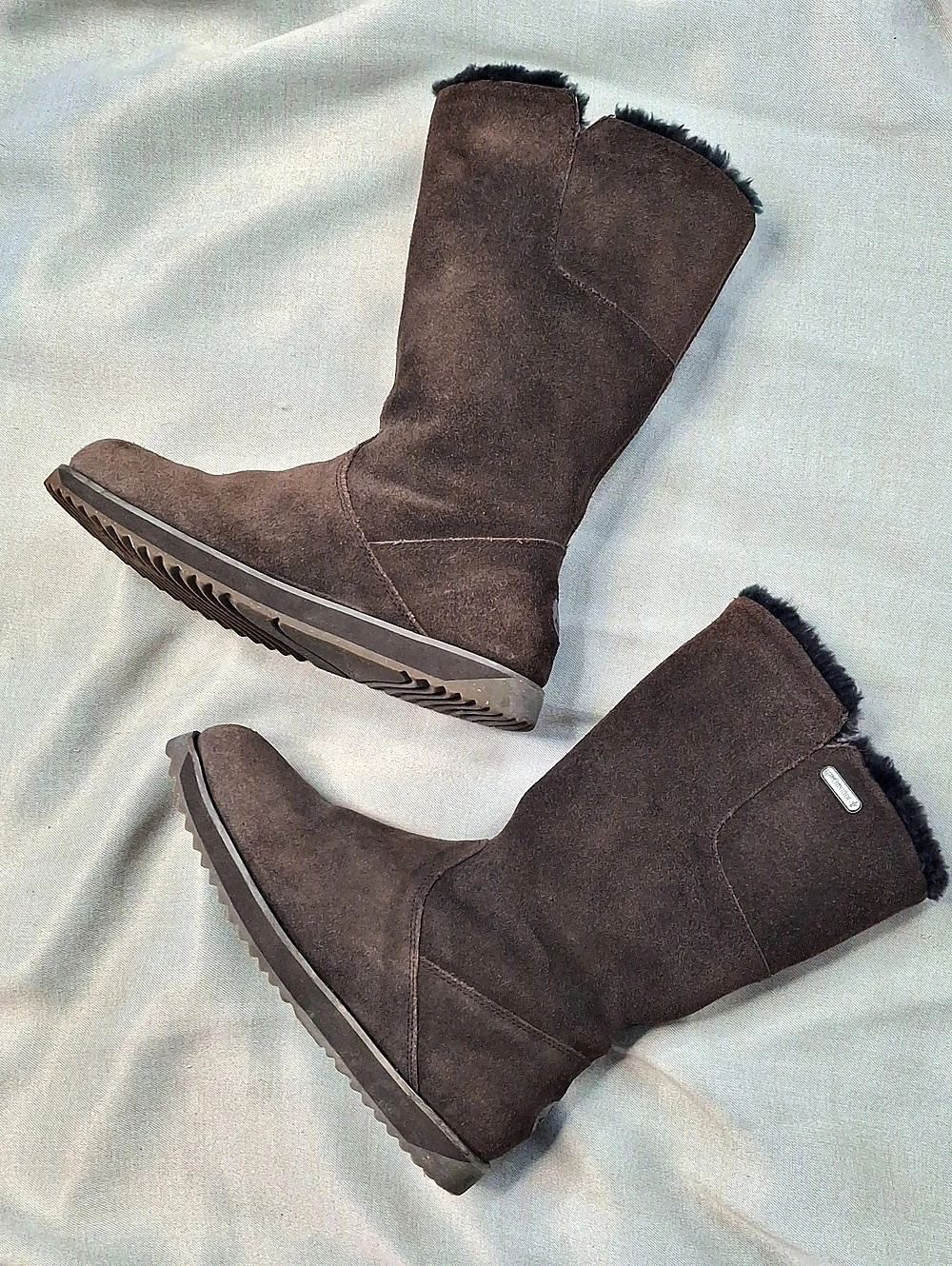EMU Australia Sandy Bay Hi W11086 Waterproof Brown Sheepskin Boots US 7